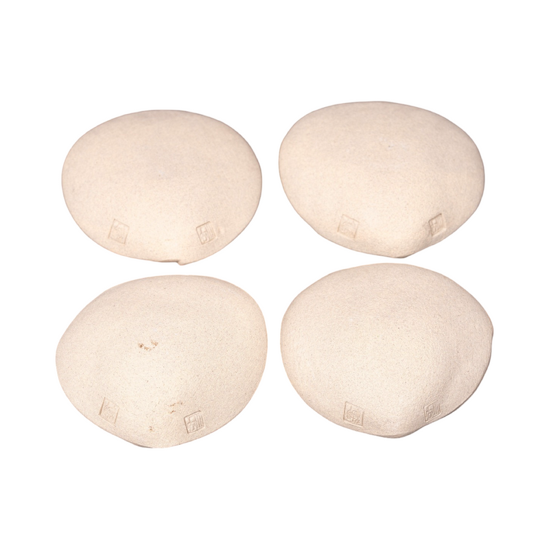 Set of 4 Takatori Tenmitsu Shell-form Condiment Small Plates