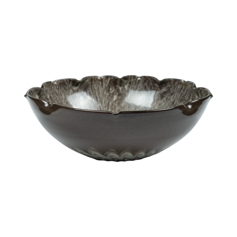 Utsutsugawa Confectionery Bowl with Brush Decoration