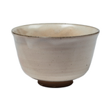 Vintage 1980's Matcha Chawan with Cobalt Painted Monkey Design