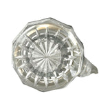 Vintage Glass Jug With Pewter Lid