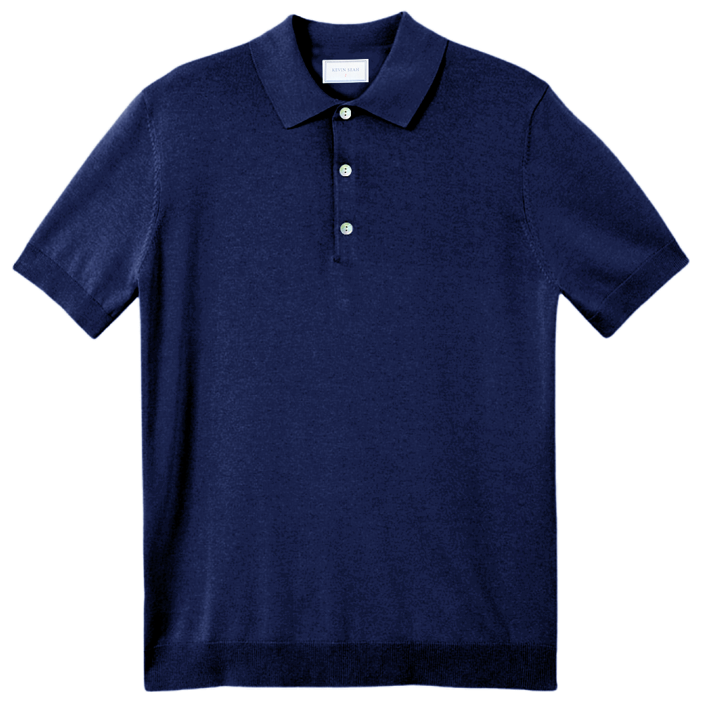 COTTON CASHMERE KNIT POLO SHIRT – Kevin Seah Online COTTON CASHMERE KNIT POLO SHIRT – Kevin Seah Online