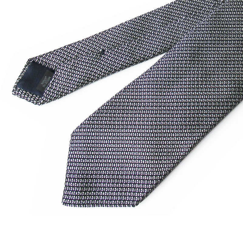 Fresco Tie (White Gray)