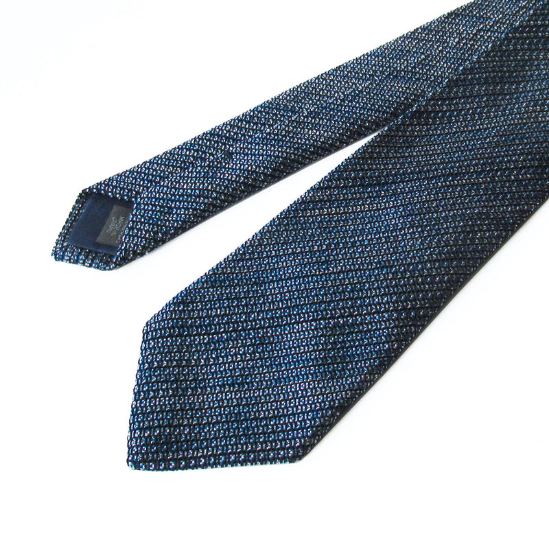 Kasuri Mix Thai Tie (Navy x White)