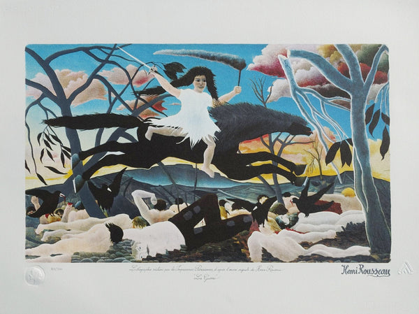 Original Lithograph - The War 1976