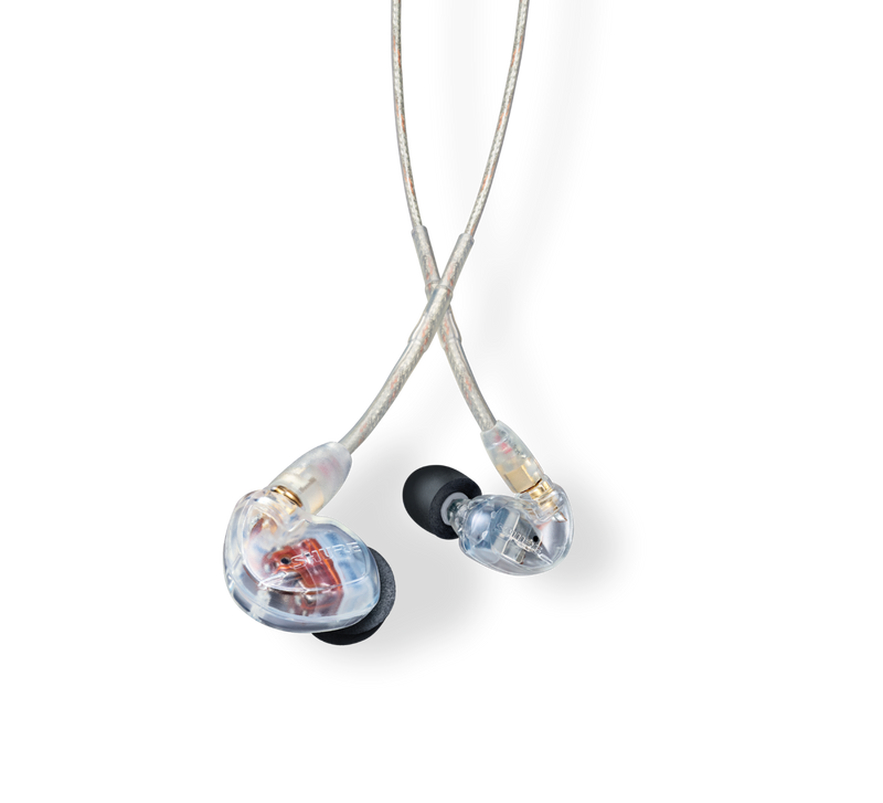 SE535 Sound-Isolating In-Ear Stereo Headphones with 3.5mm Audio Cable (Clear)