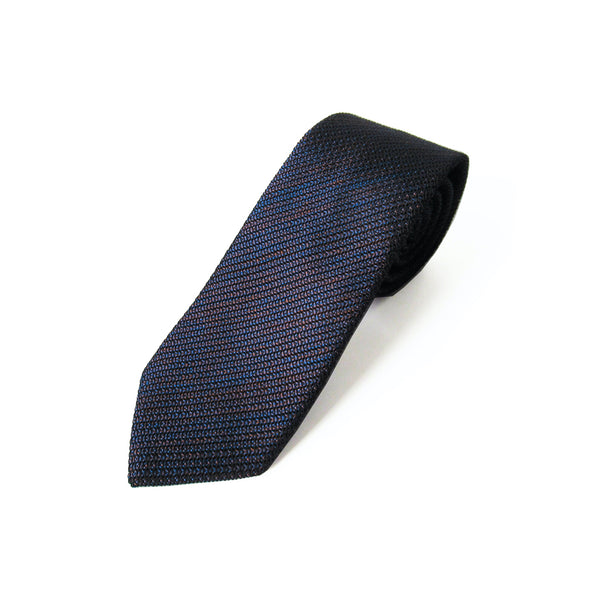 Kasuri Mix Thai Tie (Navy x Brown)