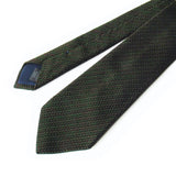 Kasuri Mix Thai Tie (Dark Brown x Green)