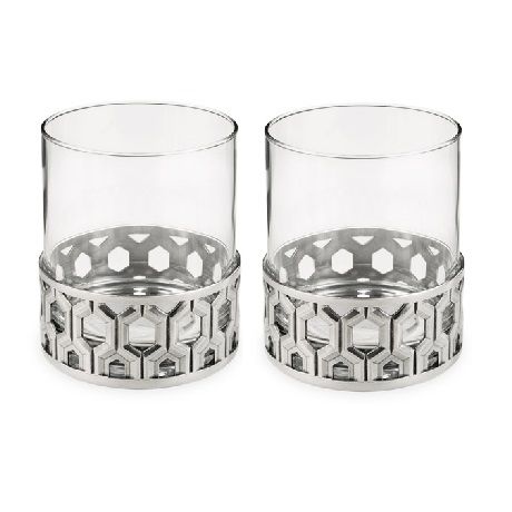 Hexagon Whisky Tumbler Pair