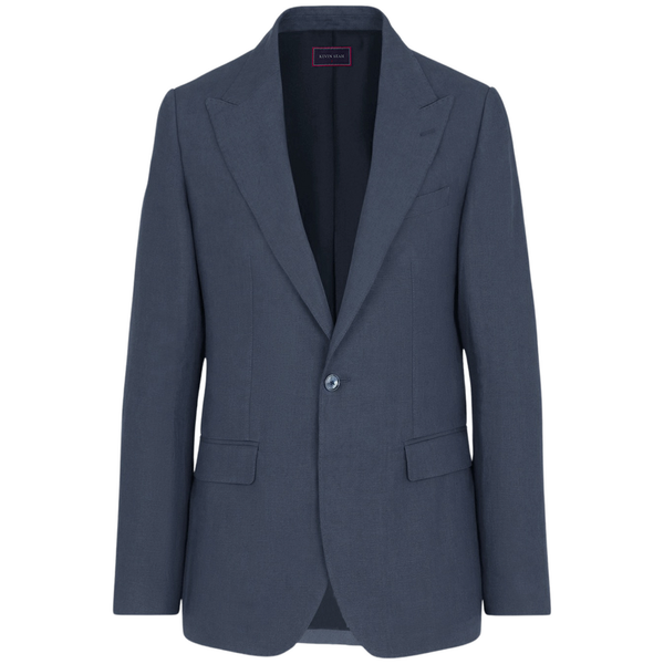 ONE BUTTON PEAK LAPEL JACKET (Made to Order)