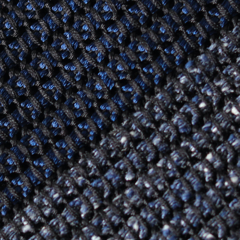 Fresco Tweed Panel Tie (Mixed Navy x Dark Navy)