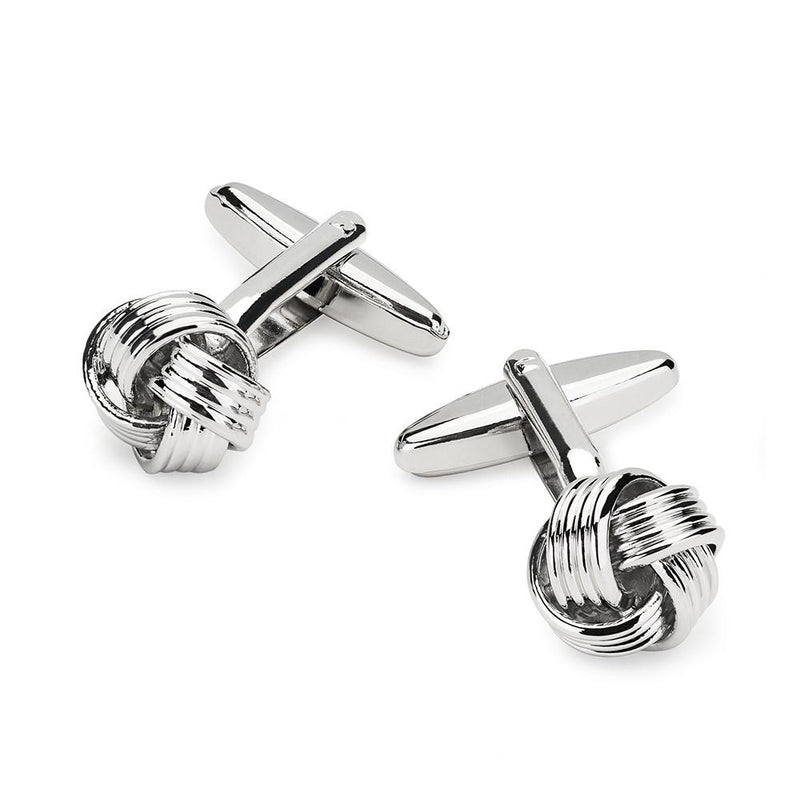 CHROME KNOT CUFFLINKS