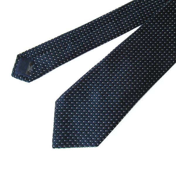 Line Dot Tie (Dark Navy)