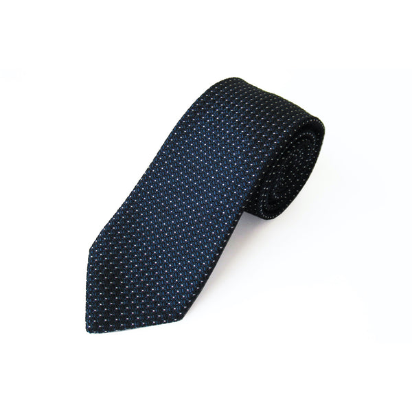 Line Dot Tie (Dark Navy)