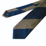 Fresco Regimental Thai Tie (Navy x Gold)