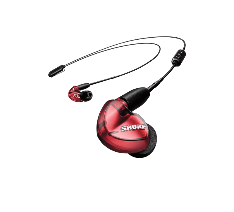 SE535 Sound-Isolating Earphones with 3.5mm Remote/Mic Cable (Special Red Edition)