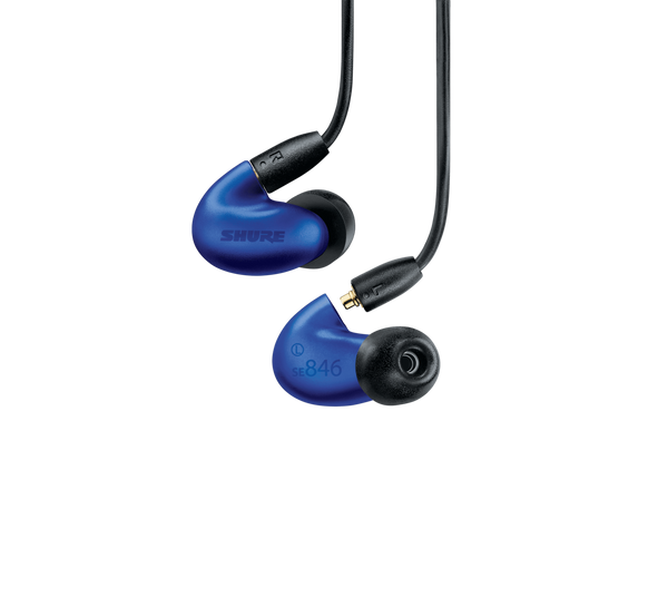 SE846 Sound-Isolating Earphones with Bluetooth 5.0 and Wired Accessory Cables (Blue)