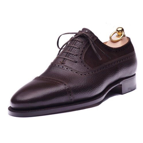 Dark Brown Bull and Suede Oxfords