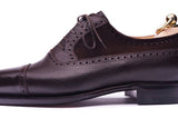 Dark Brown Bull and Suede Oxfords