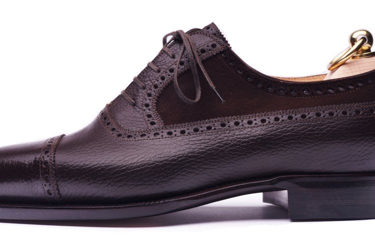 Dark Brown Bull and Suede Oxfords