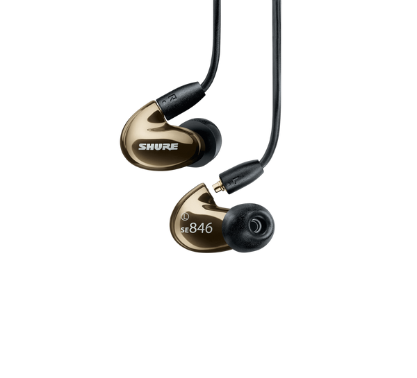 SE846 Sound-Isolating Earphones with Bluetooth 5.0 and Wired Accessory Cables (Bronze)
