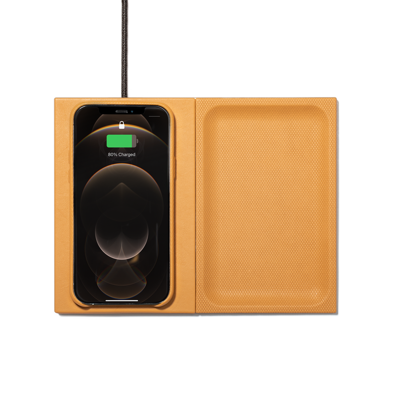 HERITAGE VALET WIRELESS CHARGER - Yellow