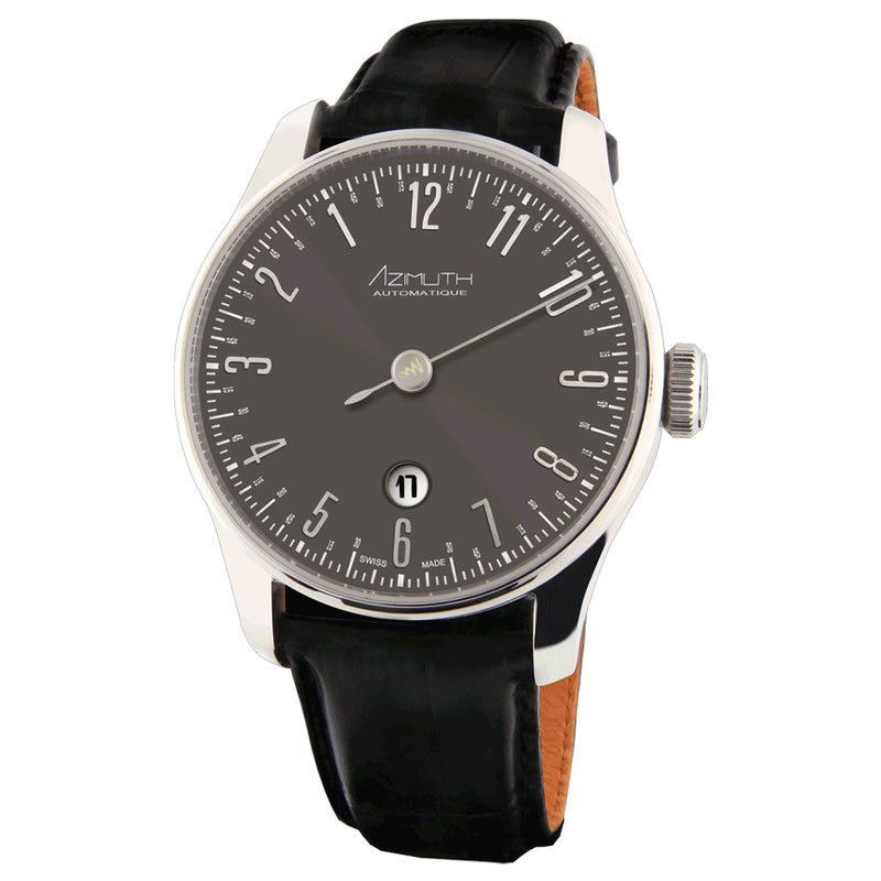 BACK IN TIME - GUN METAL GREY WITH DATE