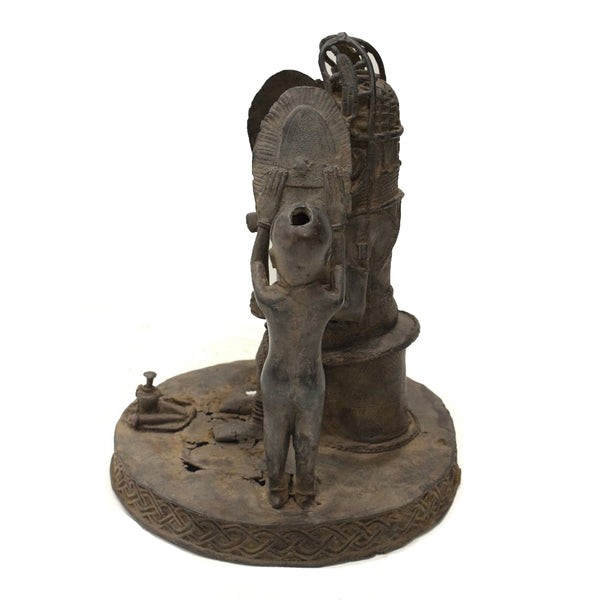 Benin Old Bronze Sculpture