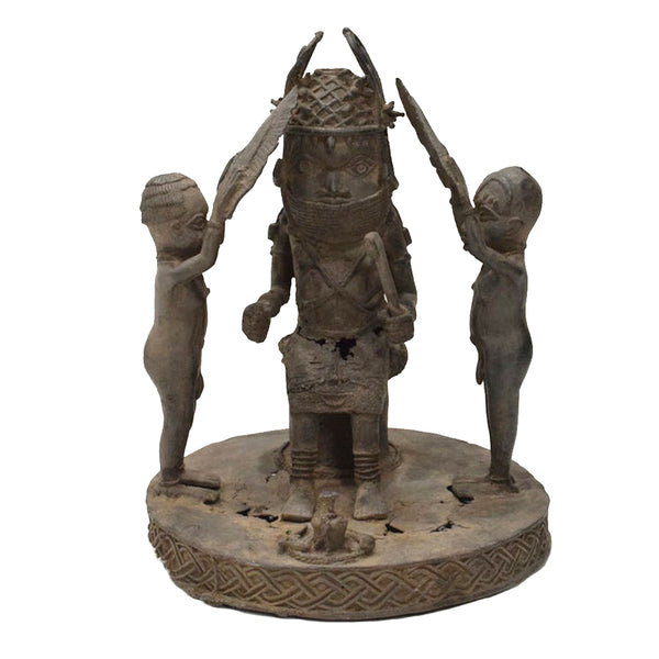 Benin Old Bronze Sculpture