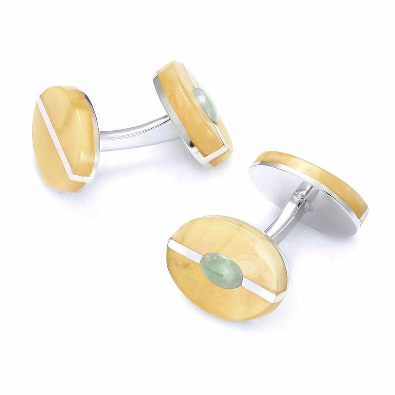BALTIC AMBER WITH OPAL DOUBLET