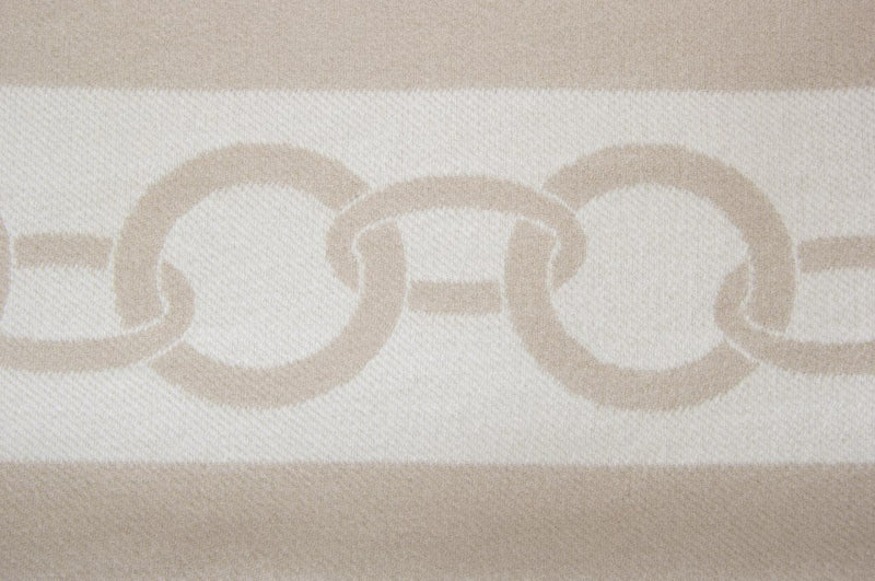 Beige / Milk Chains Throw