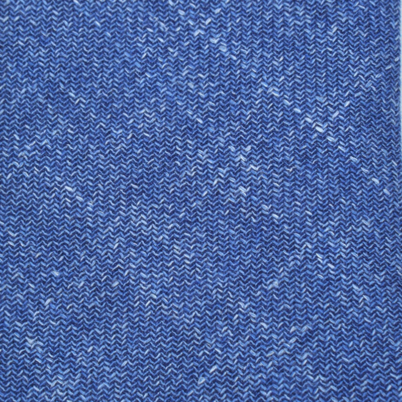 Blue Silk Linen Tie