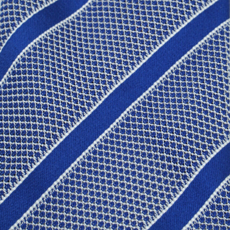 Blue Striped Silk Tie