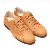 Driving Derby Tan Nubuck Sneakers