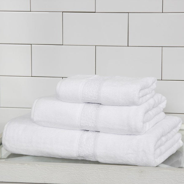 White Forever Lace Cotton Guest Towel