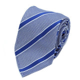 Blue Striped Silk Tie