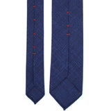 Navy Wool Silk Tie