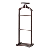Smoked Brown Beech Wood Giorno Valet Stand