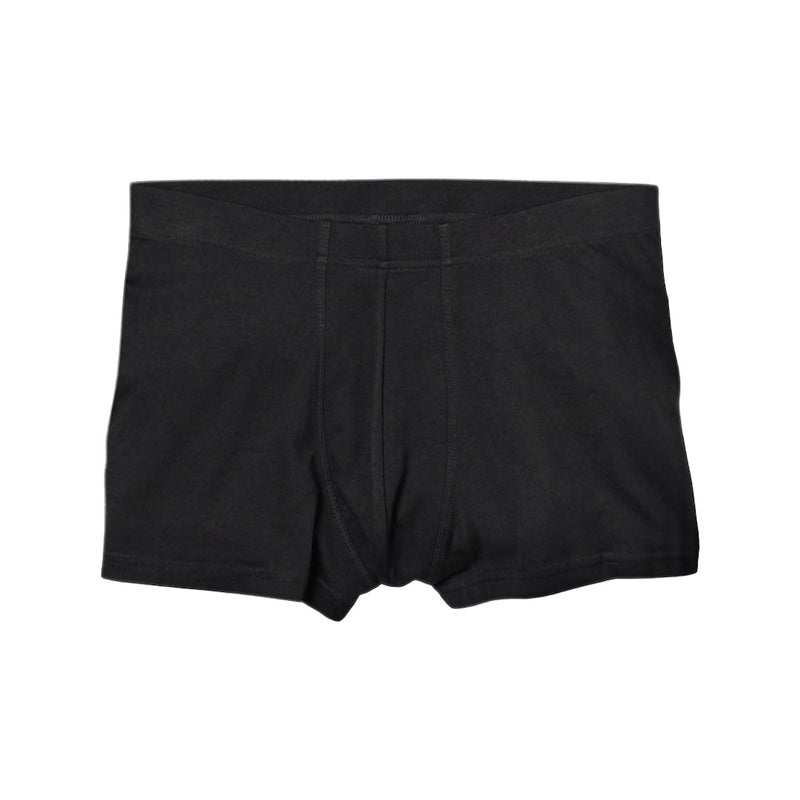 Short Black Cotton Trunks
