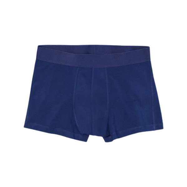 Short Blue Cotton Trunks