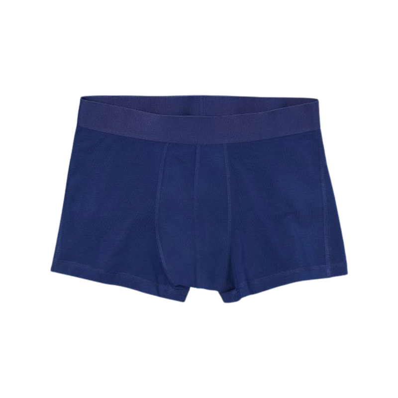 Short Blue Cotton Trunks
