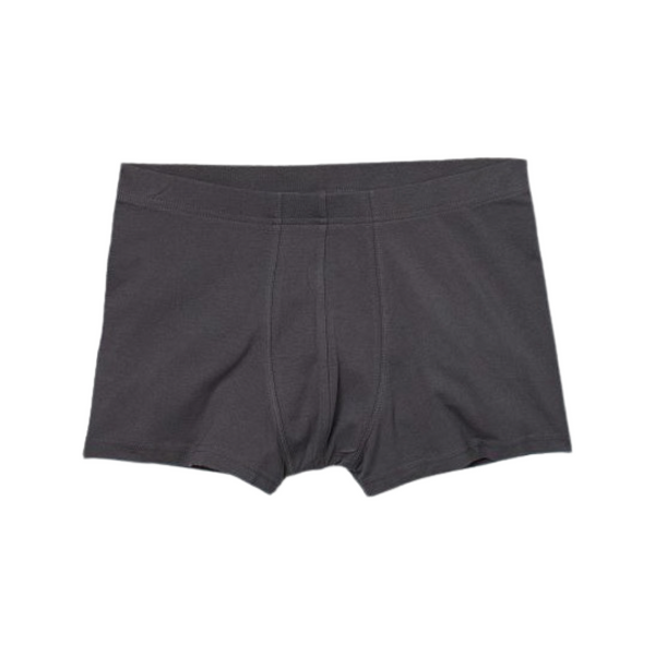 Short Grey Cotton Trunks