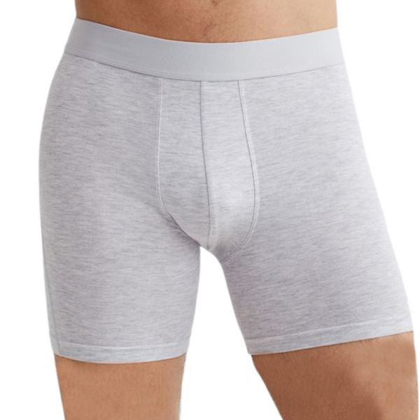 Mid White Cotton Trunks