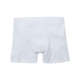 Mid White Cotton Trunks