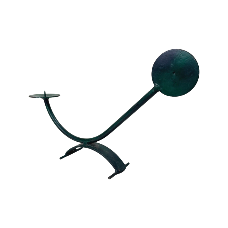 Vintage Modernist German Metal Candle Holders