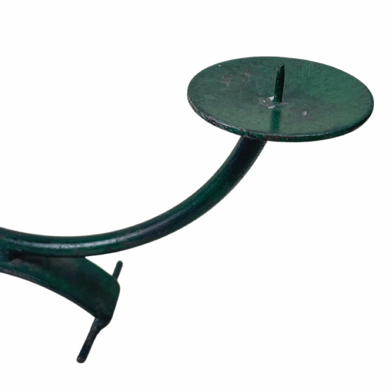 Vintage Modernist German Metal Candle Holders
