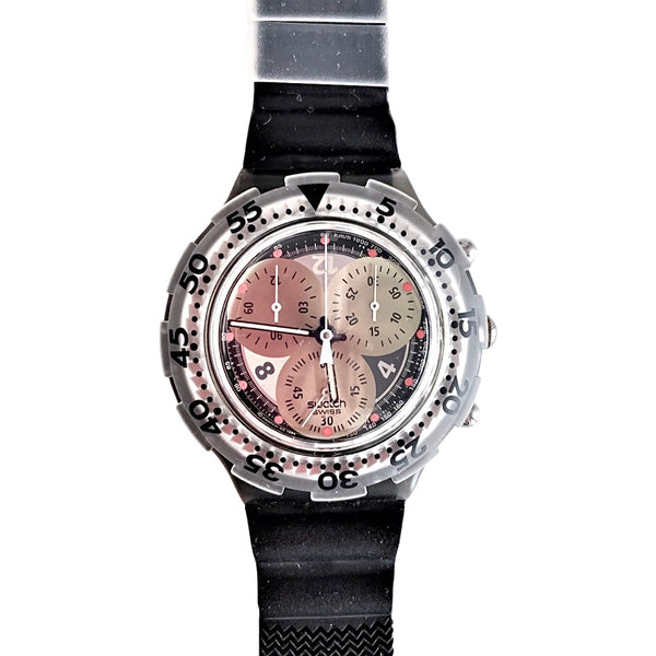 Vintage 1995 SBM103 Aqua Chrono ONDA NERA