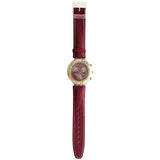 Vintage 1995 SEK105 Midi Aqua Chrono RED SUN