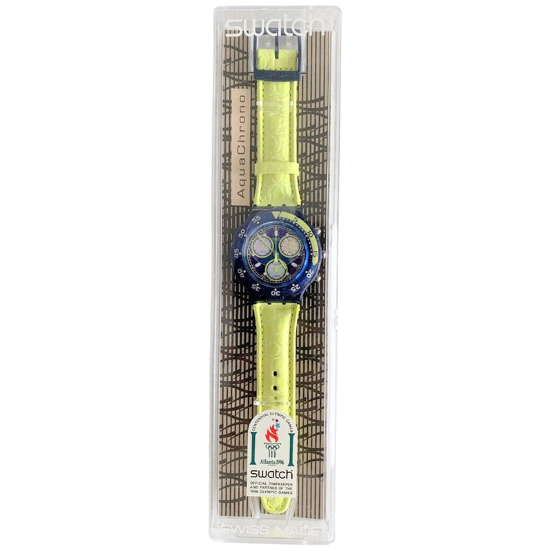 Vintage 1996 SBN105 Aqua Chrono Fluo Wave