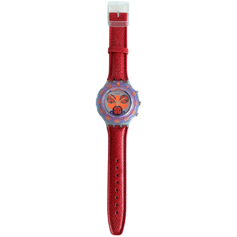 Vintage 1993 vintage SBG100 Aqua Chrono RED HARBOUR
