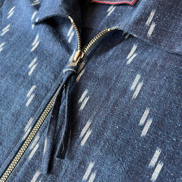 "KEI" Japanese Cotton Zip Up Jacket (Made to Order)